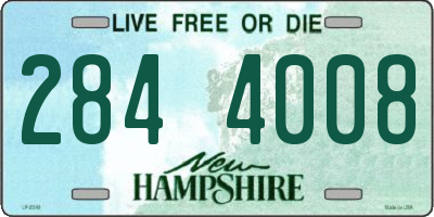 NH license plate 2844008