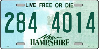 NH license plate 2844014