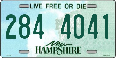 NH license plate 2844041