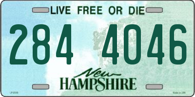 NH license plate 2844046