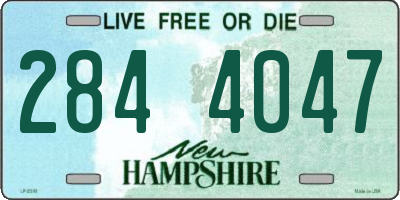 NH license plate 2844047