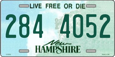 NH license plate 2844052