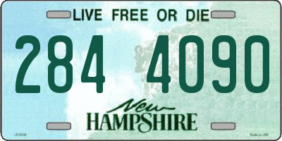 NH license plate 2844090