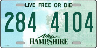 NH license plate 2844104