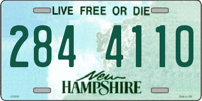 NH license plate 2844110