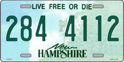 NH license plate 2844112