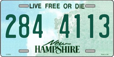 NH license plate 2844113