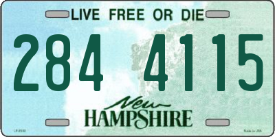 NH license plate 2844115