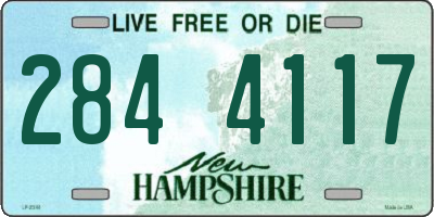 NH license plate 2844117
