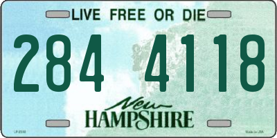NH license plate 2844118