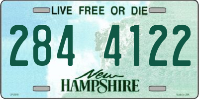 NH license plate 2844122