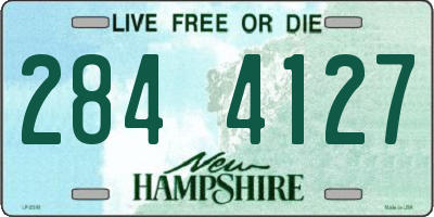 NH license plate 2844127