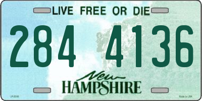 NH license plate 2844136