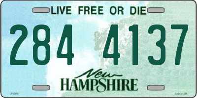 NH license plate 2844137