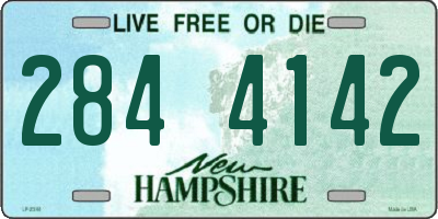 NH license plate 2844142