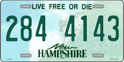 NH license plate 2844143