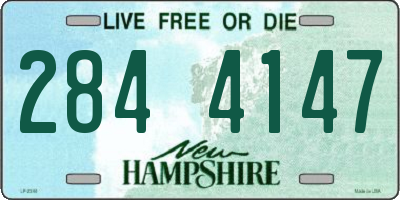 NH license plate 2844147