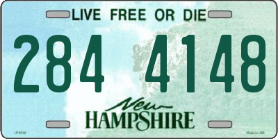 NH license plate 2844148