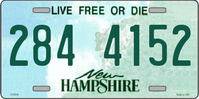 NH license plate 2844152