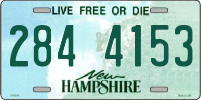 NH license plate 2844153