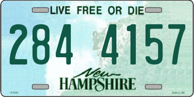 NH license plate 2844157