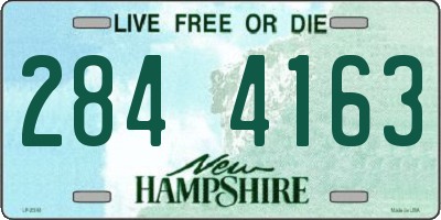 NH license plate 2844163