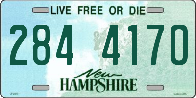 NH license plate 2844170