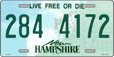 NH license plate 2844172