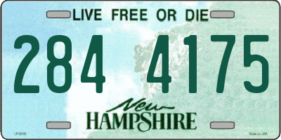 NH license plate 2844175