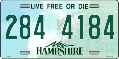 NH license plate 2844184