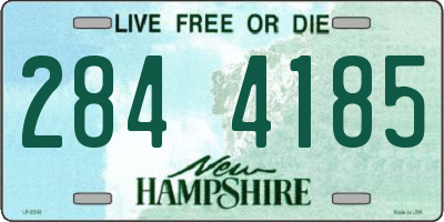 NH license plate 2844185