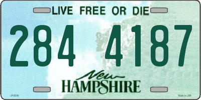 NH license plate 2844187