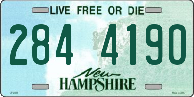 NH license plate 2844190
