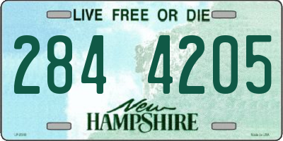 NH license plate 2844205