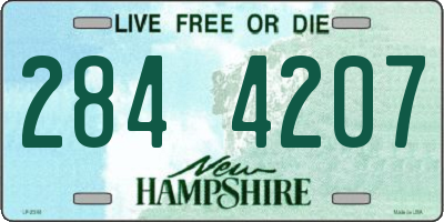 NH license plate 2844207
