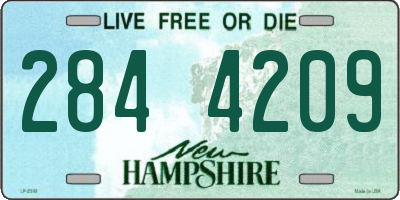 NH license plate 2844209