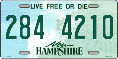 NH license plate 2844210