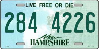 NH license plate 2844226