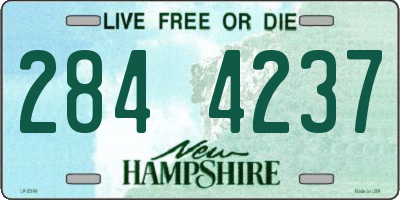 NH license plate 2844237