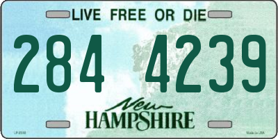 NH license plate 2844239