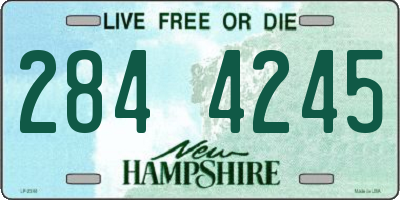 NH license plate 2844245