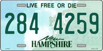 NH license plate 2844259