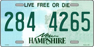NH license plate 2844265