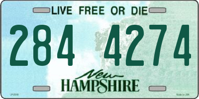 NH license plate 2844274