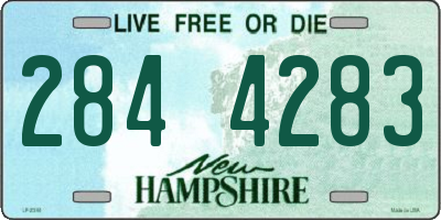 NH license plate 2844283