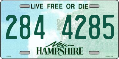 NH license plate 2844285