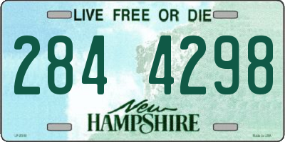 NH license plate 2844298
