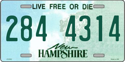 NH license plate 2844314