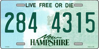 NH license plate 2844315