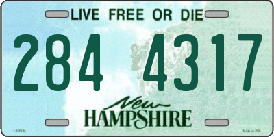 NH license plate 2844317